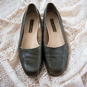 Enzo Angiolini Liberty Women's Green Leather Loafers